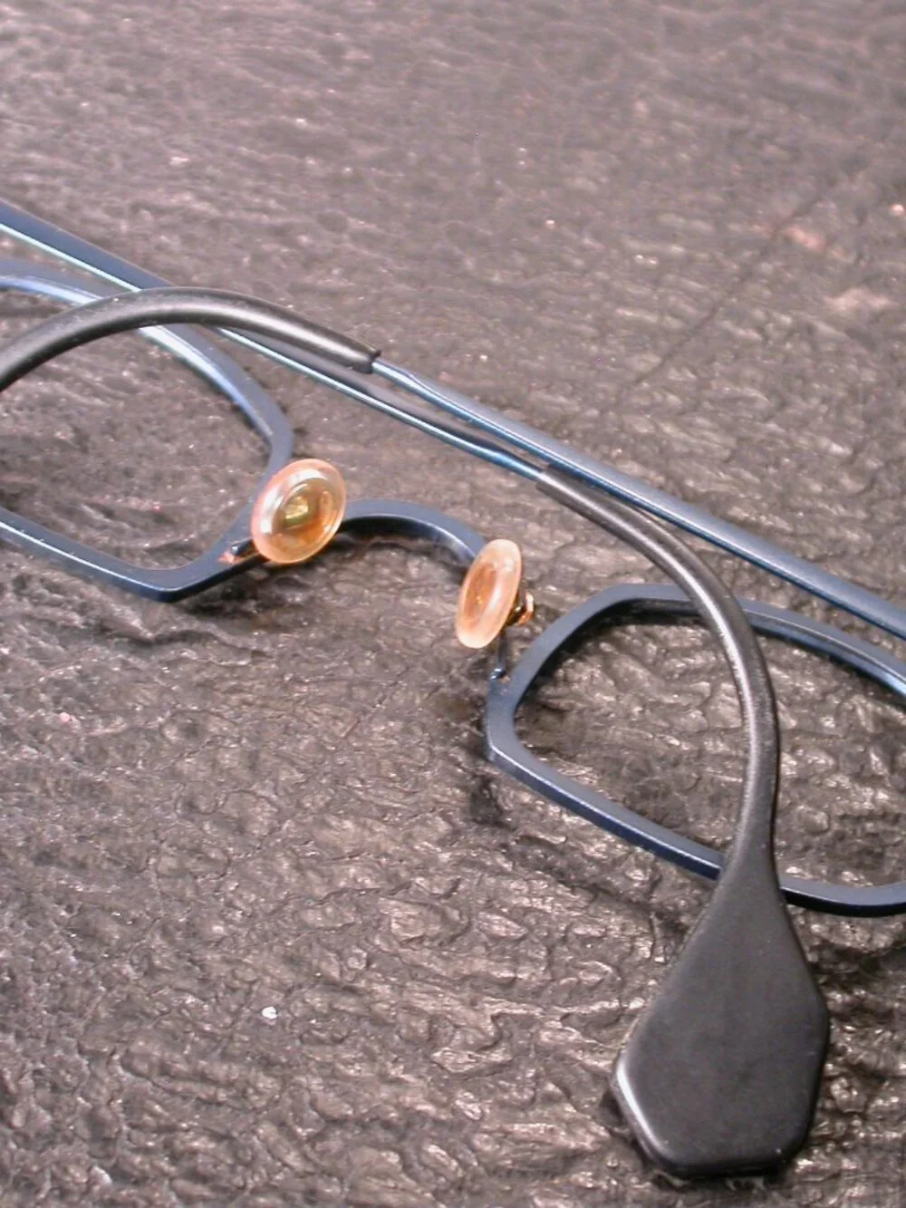 Theo Dark Blue Modern Art Eyeglasses Spectacles Frames Made in Belgium